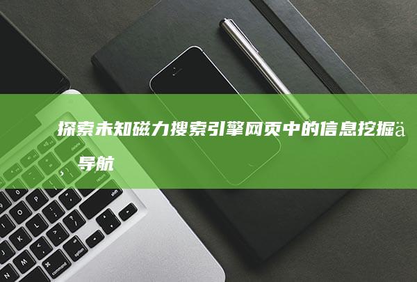 探索未知：磁力搜索引擎网页中的信息挖掘与导航